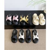 歩きやすい クロスリボンサンダル韓国風 リゾートサンダル | SUNSHINE CLOSET | 詳細画像20 