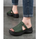 ボリュームソールサボサンダル 履きやすい夏靴歩きやすい 韓国風コンフォートミュー… | SUNSHINE CLOSET | 詳細画像10