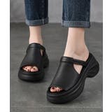 ボリュームソールサボサンダル 履きやすい夏靴歩きやすい 韓国風コンフォートミュー… | SUNSHINE CLOSET | 詳細画像12