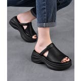 ボリュームソールサボサンダル 履きやすい夏靴歩きやすい 韓国風コンフォートミュー… | SUNSHINE CLOSET | 詳細画像13