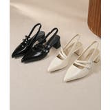 痛くないチャンキーヒールシューズ太ヒールミュールレディース歩きやすい可愛いビジュ… | SUNSHINE CLOSET | 詳細画像11 