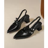 痛くないチャンキーヒールシューズ太ヒールミュールレディース歩きやすい可愛いビジュ… | SUNSHINE CLOSET | 詳細画像12 
