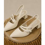 痛くないチャンキーヒールシューズ太ヒールミュールレディース歩きやすい可愛いビジュ… | SUNSHINE CLOSET | 詳細画像19 