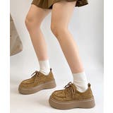 大人可愛いスエード調パンプス ボリュームソール カジュアルシューズラウンドトゥ歩… | SUNSHINE CLOSET | 詳細画像12