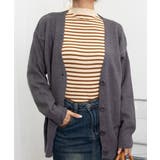 ボーダー柄ニットロールネックプルオーバー | SUNSHINE CLOSET | 詳細画像12