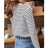 ボーダー柄ニットロールネックプルオーバー | SUNSHINE CLOSET | 詳細画像7