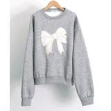 刺しゅうリボンスウェット裏微起毛トップス | SUNSHINE CLOSET | 詳細画像23