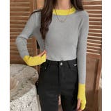 バイカラーニット 指穴ニットプルオーバー | SUNSHINE CLOSET | 詳細画像9