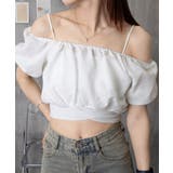 オフショルダーブラウス バックリボン夏服 | ANGELCLOSET | 詳細画像20