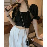 オフショルダーブラウス バックリボン夏服 | ANGELCLOSET | 詳細画像5
