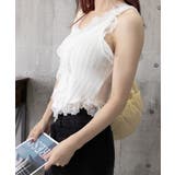 レースフリル ニットタンクトップ 韓国風 | SUNSHINE CLOSET | 詳細画像16 