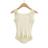 レースフリル ニットタンクトップ 韓国風 | SUNSHINE CLOSET | 詳細画像24 