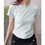 ラウンドネックちびTシャツ レディース 無地タイトtシャツ | SUNSHINE CLOSET | 詳細画像18 