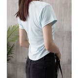 ラウンドネックちびTシャツ レディース 無地タイトtシャツ | SUNSHINE CLOSET | 詳細画像20 