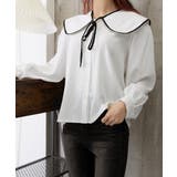 レディース バイカラーシャツブラウス フレンチガーリー | SUNSHINE CLOSET | 詳細画像10 