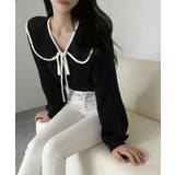 レディース バイカラーシャツブラウス フレンチガーリー | SUNSHINE CLOSET | 詳細画像8 