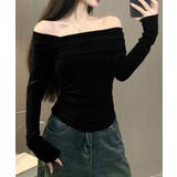 ワンオフショルダーTシャツ肩出しトップス | SUNSHINE CLOSET | 詳細画像10 