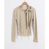 リボンネックニット 裾レースカットソー秋 | SUNSHINE CLOSET | 詳細画像21