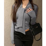 リボンタイ付きトップス ボウタイtシャツ | SUNSHINE CLOSET | 詳細画像13 