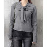 リボンタイ付きトップス ボウタイtシャツ | SUNSHINE CLOSET | 詳細画像18 