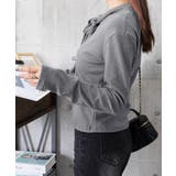 リボンタイ付きトップス ボウタイtシャツ | SUNSHINE CLOSET | 詳細画像19 