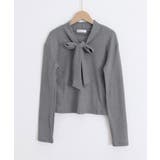 リボンタイ付きトップス ボウタイtシャツ | SUNSHINE CLOSET | 詳細画像24 