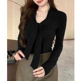 リボンタイ付きトップス ボウタイtシャツ | SUNSHINE CLOSET | 詳細画像3 