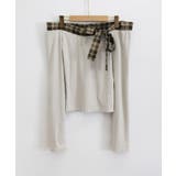 オフショルダー長袖Tシャツチェックリボン | SUNSHINE CLOSET | 詳細画像21 