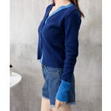 バイカラーニットカーディガンレイヤード風 | SUNSHINE CLOSET | 詳細画像14 