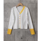 バイカラーニットカーディガンレイヤード風 | SUNSHINE CLOSET | 詳細画像16 