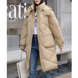 フェイクダウンコート ロング 中綿コード | SUNSHINE CLOSET | 詳細画像10 