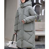 フェイクダウンコート ロング 中綿コード | SUNSHINE CLOSET | 詳細画像14 