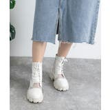 厚底 メッシュブーツサンダル レディース | ANGELCLOSET | 詳細画像10