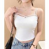 カップ付きキャミソール ダブルストラップ | SUNSHINE CLOSET | 詳細画像1 