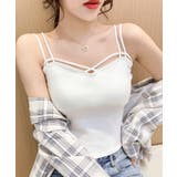カップ付きキャミソール ダブルストラップ | SUNSHINE CLOSET | 詳細画像2 