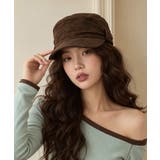 クラシカルつば付きワークキャップサイズ調節可能 シンプル無地大人カジュアルぼうし… | SUNSHINE CLOSET | 詳細画像3