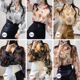 シャツブラウス 花柄 シアーブラウス長袖 | SUNSHINE CLOSET | 詳細画像2 