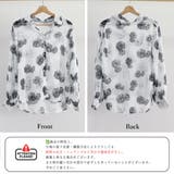 シャツブラウス 花柄 シアーブラウス長袖 | SUNSHINE CLOSET | 詳細画像3 