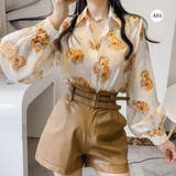 シャツブラウス 花柄 シアーブラウス長袖 | SUNSHINE CLOSET | 詳細画像9 