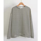 ボーダーTシャツ レディース長袖tシャツ | ANGELCLOSET | 詳細画像18