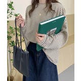 ボーダーTシャツ レディース長袖tシャツ | ANGELCLOSET | 詳細画像2
