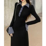 ポロ衿ロングワンピースハーフボタンワンピ | SUNSHINE CLOSET | 詳細画像5 