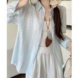 レディースドロップショルダー きれいめカーディガン長袖 透け感トップスおしゃれ | SUNSHINE CLOSET | 詳細画像3