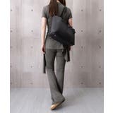 レディース大人可愛いセットアップ サイドギャザーtシャツ レイヤード風フレアパン… | SUNSHINE CLOSET | 詳細画像22 