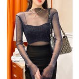 ラメ入り シースルートップス セクシー | SUNSHINE CLOSET | 詳細画像12 