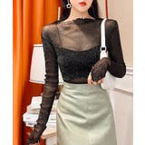 ラメ入り シースルートップス セクシー | SUNSHINE CLOSET | 詳細画像3 