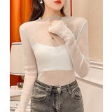 ラメ入り シースルートップス セクシー | SUNSHINE CLOSET | 詳細画像6 