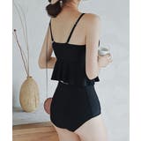 レディースフリル水着2点セット 胸元ツイストトップス ハイウエスショーツ | SUNSHINE CLOSET | 詳細画像9 