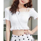オフショル水着セット フリルスイムウェア シャーリングトップ | SUNSHINE CLOSET | 詳細画像12 