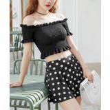 オフショル水着セット フリルスイムウェア シャーリングトップ | SUNSHINE CLOSET | 詳細画像2 